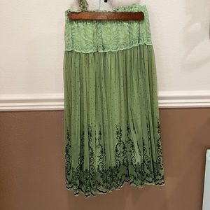 Flowy fun ankle length skirt